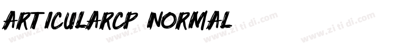 ArticularCP Normal字体转换